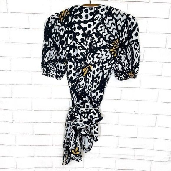 ANTHROPOLOGIE FARM RIO Floral Wrap Blouse in Assorted - Picture 7 of 13